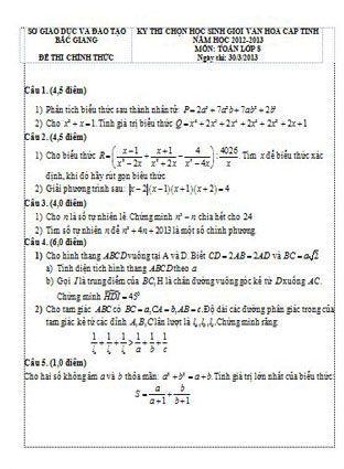Đề HSG Toán 8_Móng Cái_2011-2012