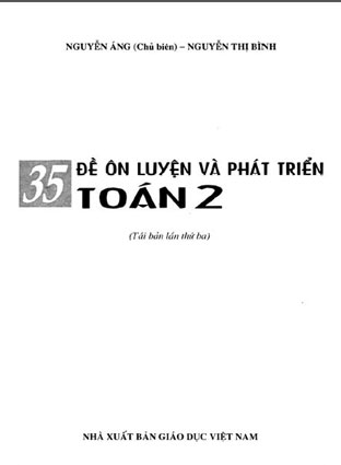 35 đề ôn luyện và triên toán lớp 2