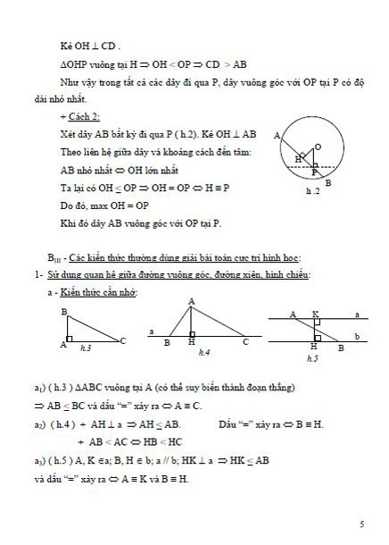 Sáng kiến kinh nghiệm cực trị trong hình học THCS