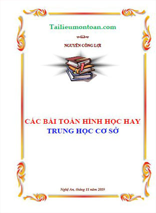 Các bài toán hình học hay trung học cơ sở