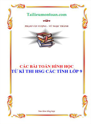Các bài toán hình học trong đề thi học sinh giỏi toán lớp 9