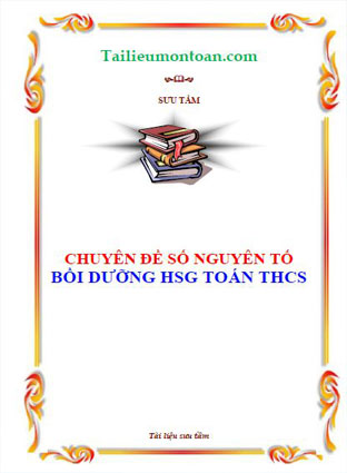 Chuyên đề số nguyên tố bồi dưỡng học sinh giỏi toán THCS (file word ở phần mất phí)