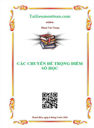 Các chuyên đề số học trọng điểm
