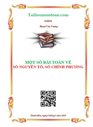 Một số bài toán về số nguyên tố và số chính phương