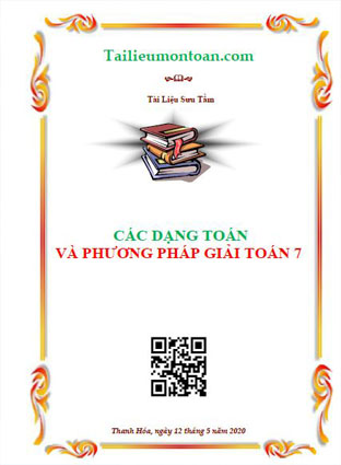 Các dạng toán và phương pháp giải toán 7