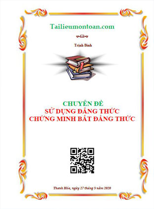 Sử dụng đẳng thức để chứng minh bất đẳng thức