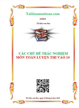 các chủ đề trắc nghiệm toán lớp 9