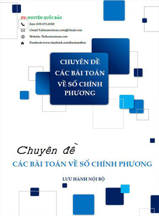 Chuyên đề số chính phương bồi dưỡng học sinh giỏi (file word ở phần mất phí)