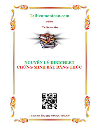 Nguyên lý drichlet trong chứng minh bất đẳng thức