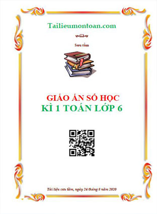 Giáo án số học lớp 6 tập 1