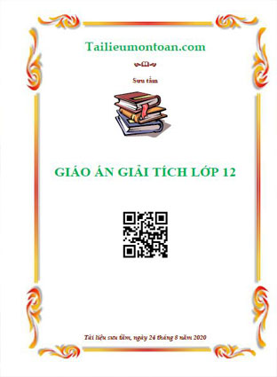 Giáo án giải tích lớp 12
