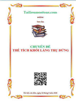 Chuyên đề thể tích khối lăng trụ đứng