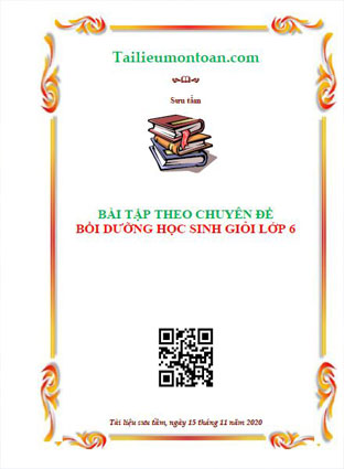 Các bài toán theo chuyên đề bồi dưỡng học sinh giỏi lớp 6