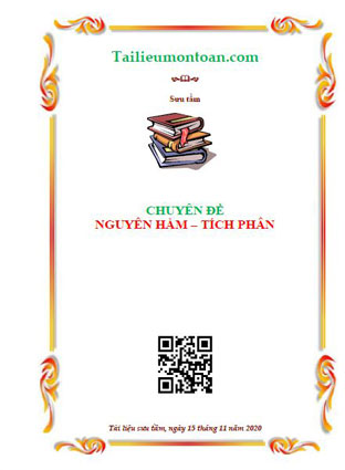 Chuyên đề nguyên hàm - tích phân