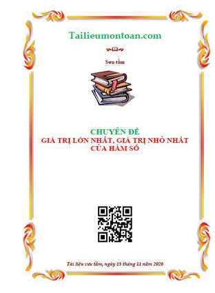Giá trị lớn nhất, giá trị nhỏ nhất của hàm số
