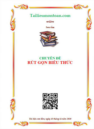 Chuyên đề rút gọn biểu thức
