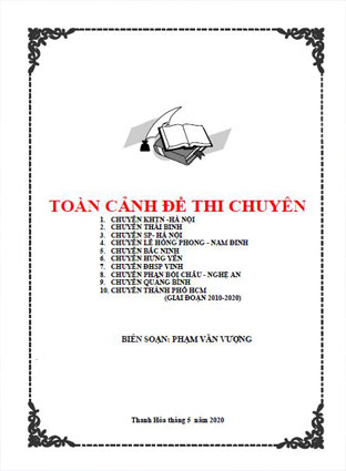 Toàn cảnh đề vào 10 chuyên toán