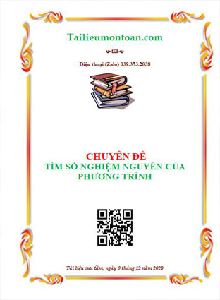 Chuyên đề tìm số nghiệm nguyên của phương trình