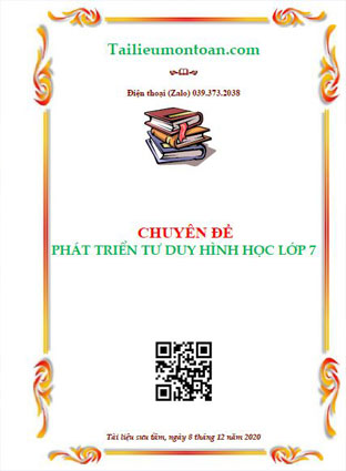 Phát triển tư duy hình học lớp 7