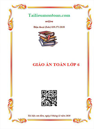 Giáo án toán lớp 6
