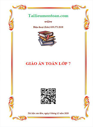 Giáo án toán lớp 7