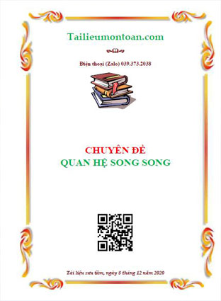 Chuyên đề quan hệ song song luyện thi THPT quốc gia