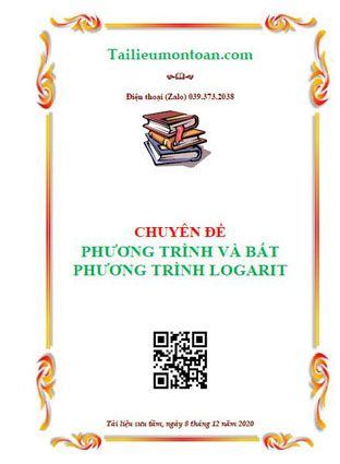 Chuyên đề phương trình và bất phương trình logarit