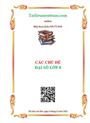 Các chủ đề bồi dưỡng đại số lớp 8