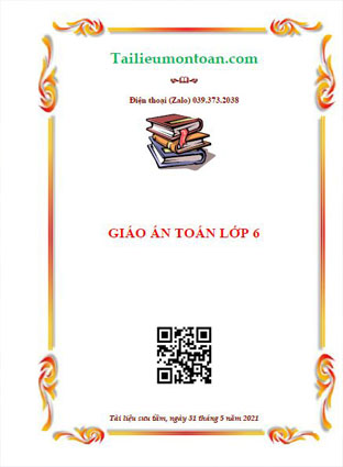 Giáo án môn toán lớp 6