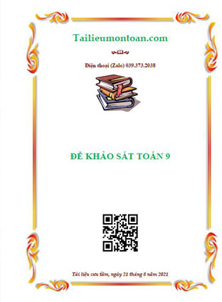 Bộ đề khảo sát đầu năm môn toán lớp 9