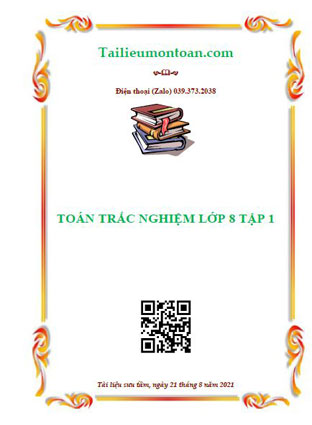 Tài liệu trắc nghiệm môn toán lớp 8 học kì 1