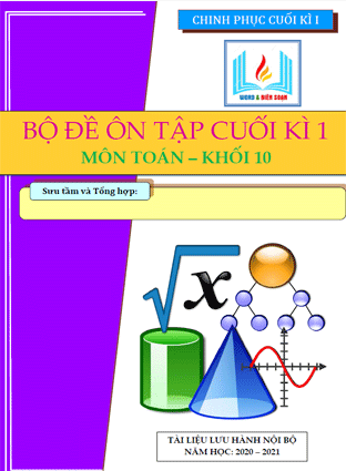 Bộ đề thi học kì 1 môn toán lớp 10