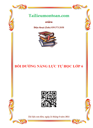 Bồi dưỡng năng lực tự học môn toán lớp 6