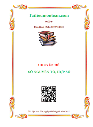 Chuyên đề số nguyên tố, hợp số