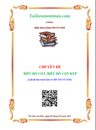 Biểu đồ cột, biểu đồi cột kép bồi dưỡng toán lớp 6
