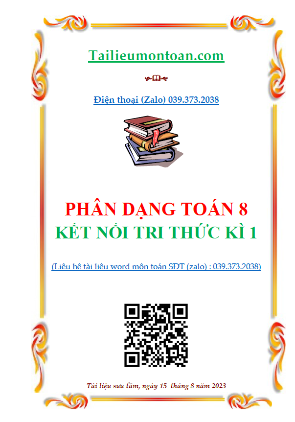 Phân dạng toán lớp kì 1