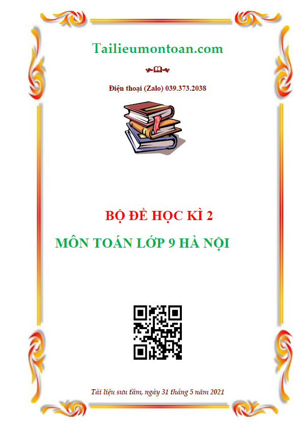 Đề học kì 2 môn toán lớp 9
