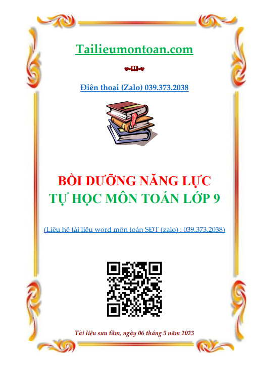 Bồi dưỡng năng lực tự học lớp 9