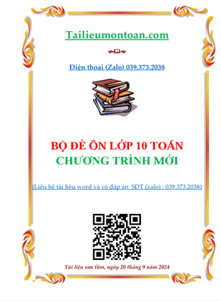 Đề toán vào lớp 10 chương trình mới