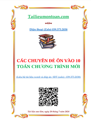 Các chủ đề thi vào lớp 10 Hà nội năm 2024