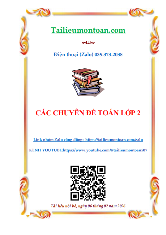 Chuyên đề toán lớp 2