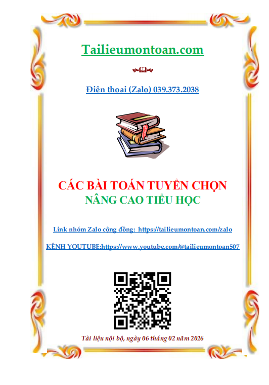Tuyển chọn toán tiểu học nâng cao