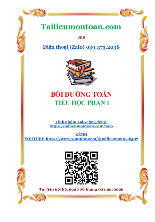 Bồi dưỡng toán tiểu học