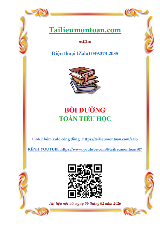 Bồi dưỡng toán tiểu học