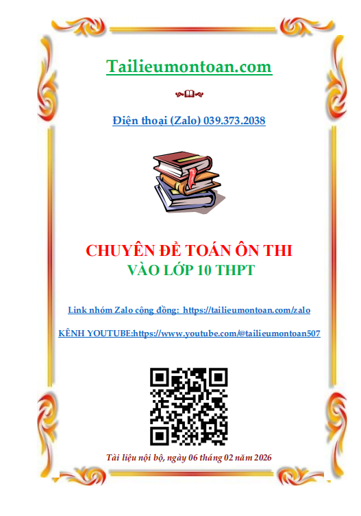 Chuyên đề ôn vào lớp 10 môn toán